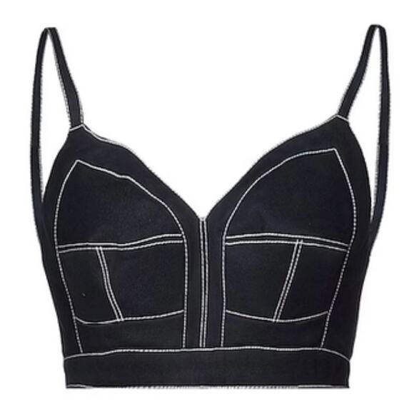 Alexander McQueen Midnight blue Bustier size 10 - Picture 1 of 7